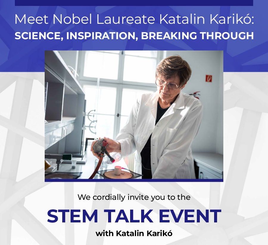 STEM Talk mit der Nobelpreisträgerin Katalin Karikó